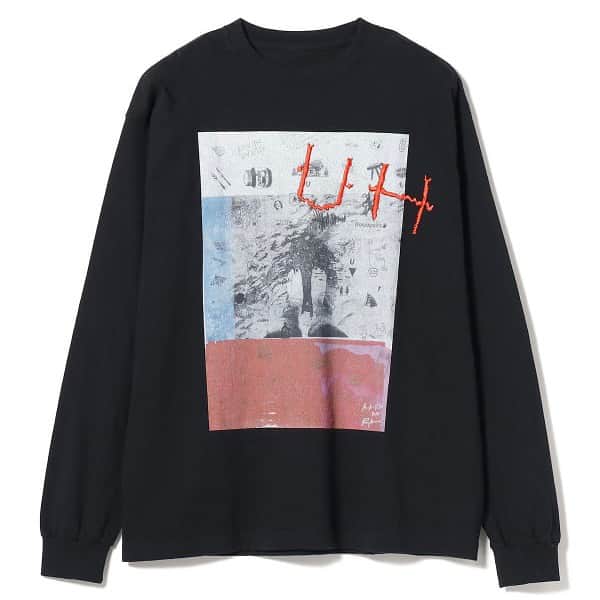 のインスタグラム：「＜ULTRA HEAVY＞  KIKI & 神山隆二シルク＆ジェリー鵜飼タイベック - L/S T-Shirts ¥6,380-(inc.tax) Item No.58-14-0222  BEAMS JAPAN 4F ☎︎03-5368-7328 @beams_japan @tokyo_cultuart #beams #beamsjapan #beamsjapan4th」