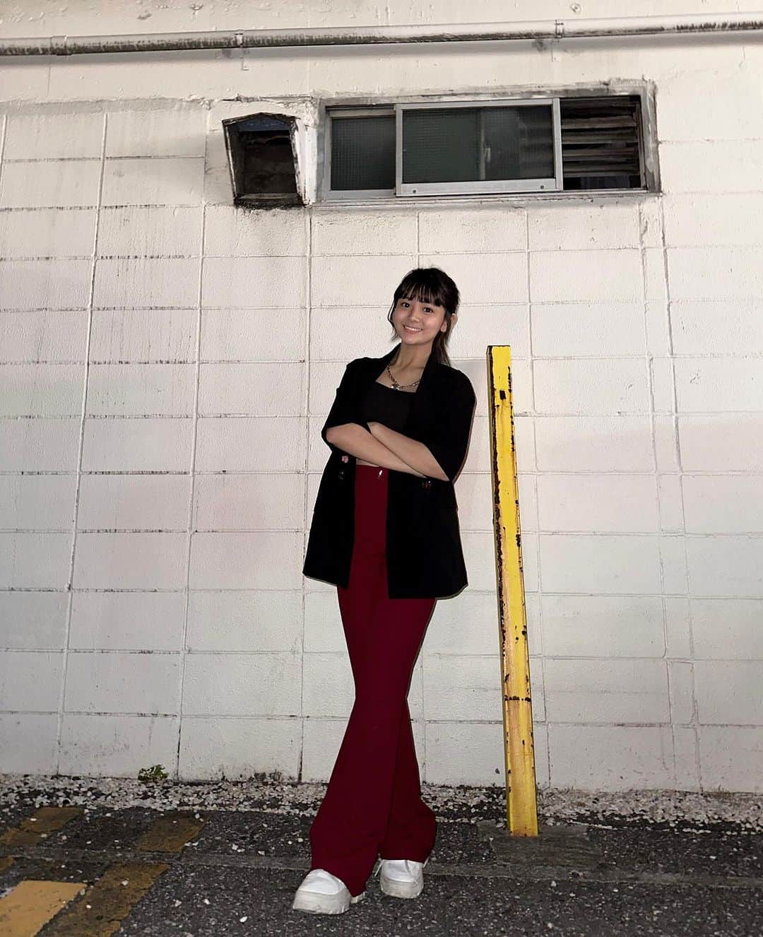 伊與田綾音のインスタグラム：「過ぎちゃったけど！ もう10月ですね！✨ 10月も是非よろしくお願いいたします🙇🏻‍♀️ 季節の変わり目もあって最近、体調不良が流行っているみたいなので皆さんお身体に気をつけて過ごしてくださいね。🥹」