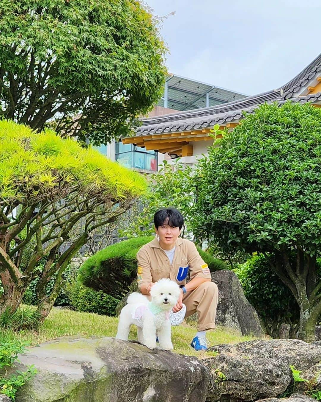 イ・ゴンミョンさんのインスタグラム写真 - (イ・ゴンミョンInstagram)「#시월제주 #가을제주 의상만 보면 훈련사 #이건명과강하남 #한에릭과강하동  그리고 또 #한옥....」10月3日 16時04分 - coolmyung