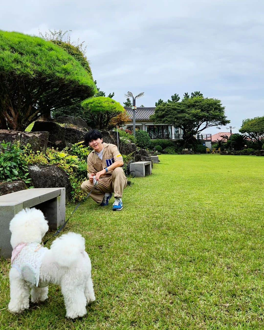 イ・ゴンミョンさんのインスタグラム写真 - (イ・ゴンミョンInstagram)「#시월제주 #가을제주 의상만 보면 훈련사 #이건명과강하남 #한에릭과강하동  그리고 또 #한옥....」10月3日 16時04分 - coolmyung