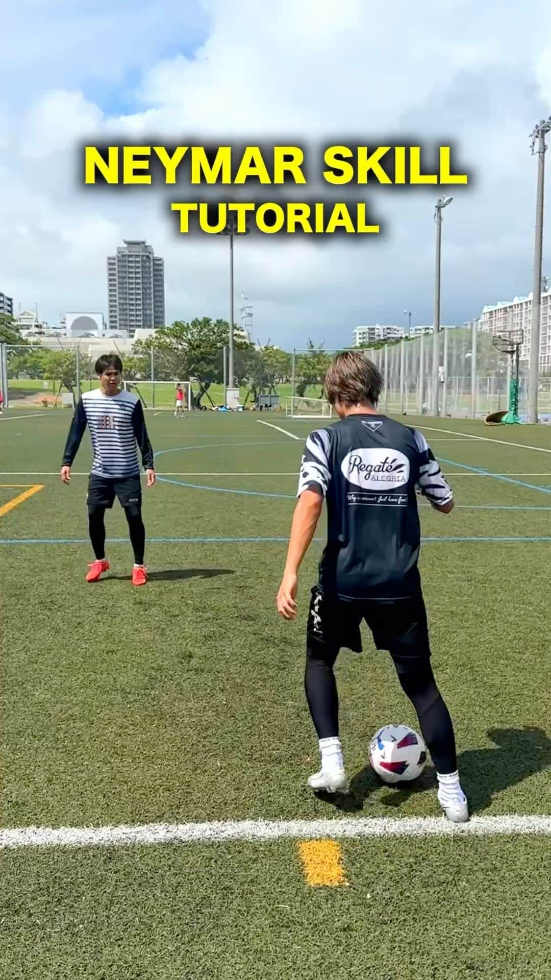 のインスタグラム：「Do you like Neymar skills?🇧🇷⚽️ ⁡ ネイマールのテクニックやり方解説！⚽️ ⁡ @regate_takuya」