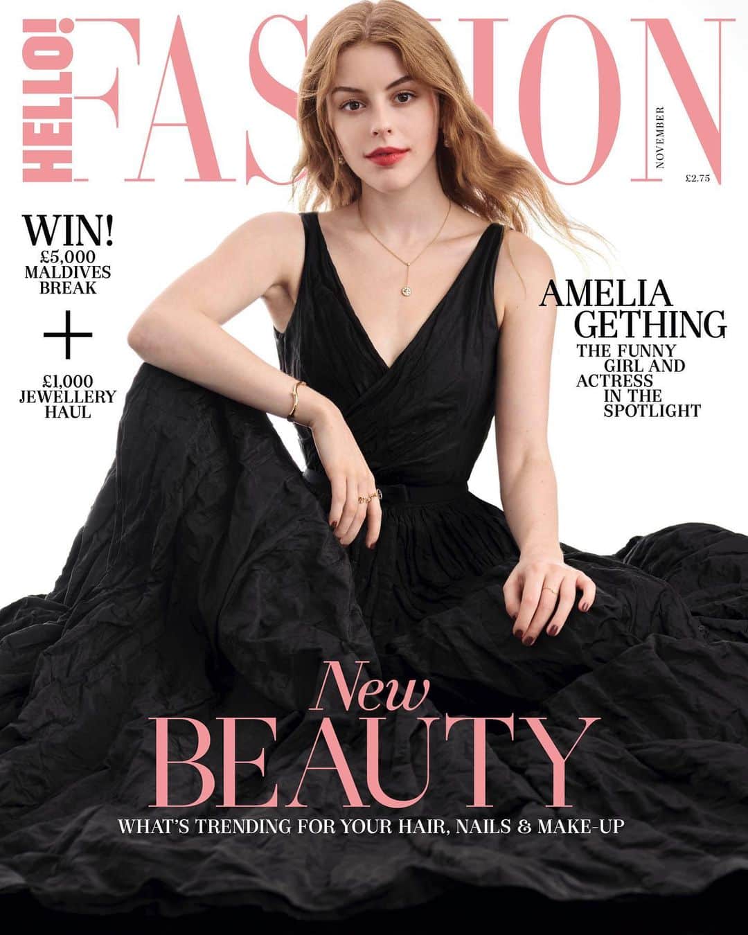 Amelia Gethingのインスタグラム：「Amelia Gething graces the November 2023 cover of @hellofashion_uk 🤍 out now.  Read the interview & buy your copy - via link in bio.   @ameliagething wears @dior  Photographer: @davidreissphotography Stylist: @lauraweatherburn Assisted by: @chlogallacher & @evefitzpatrick_ Hair: @davidebarbieri_ Makeup @nickyweir_m_up Nails: @cherriesnow Production: @clarepenners Art Director: @marion_reilly  Editor: @mrsjillwanless Words: @becklesd Videographer: @elliotnewlands Digital Editor: @nataliesalmon」