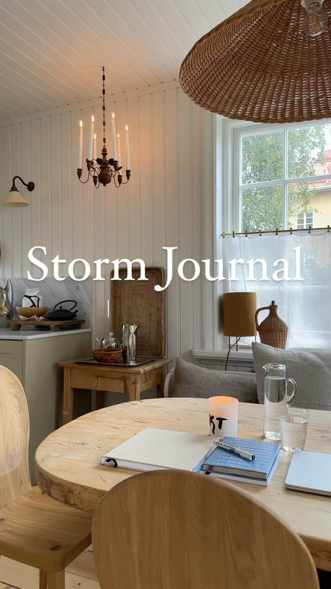 カロリーナ・イングマンのインスタグラム：「Storm Journal No. 6 will arrive in your inbox on Friday morning. If you haven’t signed up yet, click the link in my bio, or go to storm-journal.com/newsletter 💌」