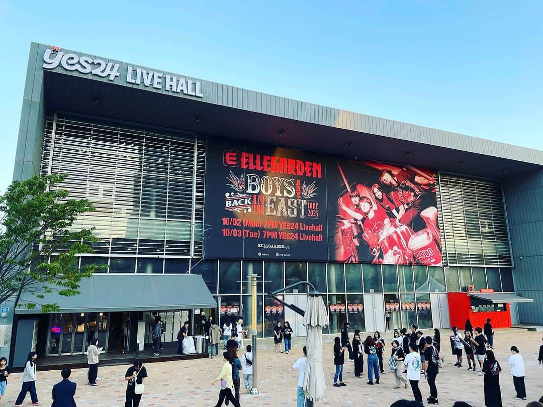 三吉ツカサのインスタグラム：「ELLEGARDEN DAY2はじまるよー」