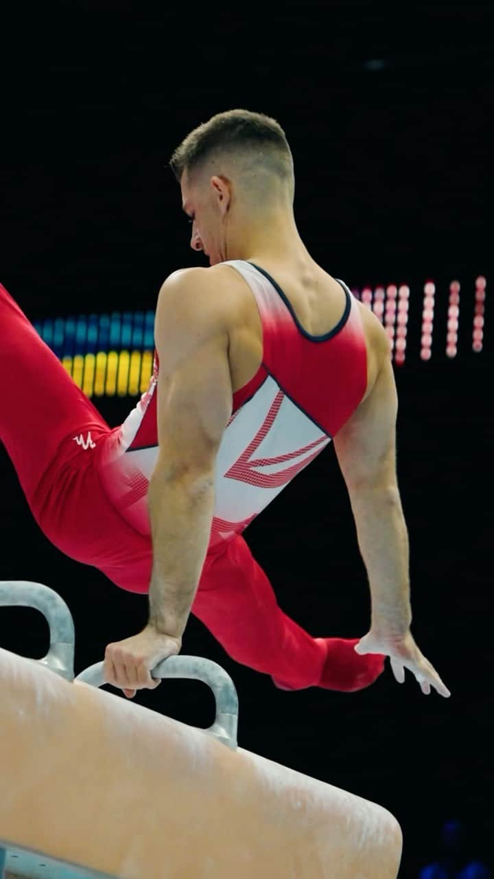 マックス・ウィットロックのインスタグラム：「Team Final tonight, let’s go boys 🇬🇧 🔥 @antwerp2023 @cavideo @britishgymnasticsofficial」