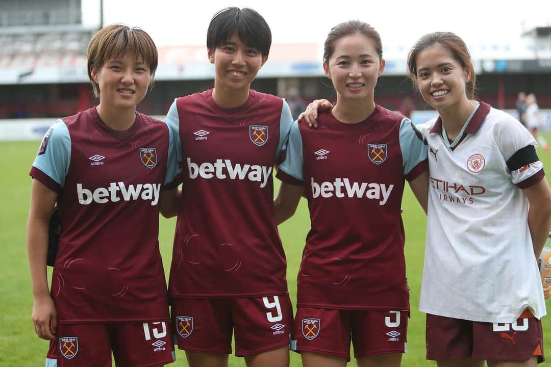 清水梨紗さんのインスタグラム写真 - (清水梨紗Instagram)「. First game of 23/24 Thank you for all the support 🫶  #westham  #westhamwomen」10月3日 18時53分 - risa_shimizu_2