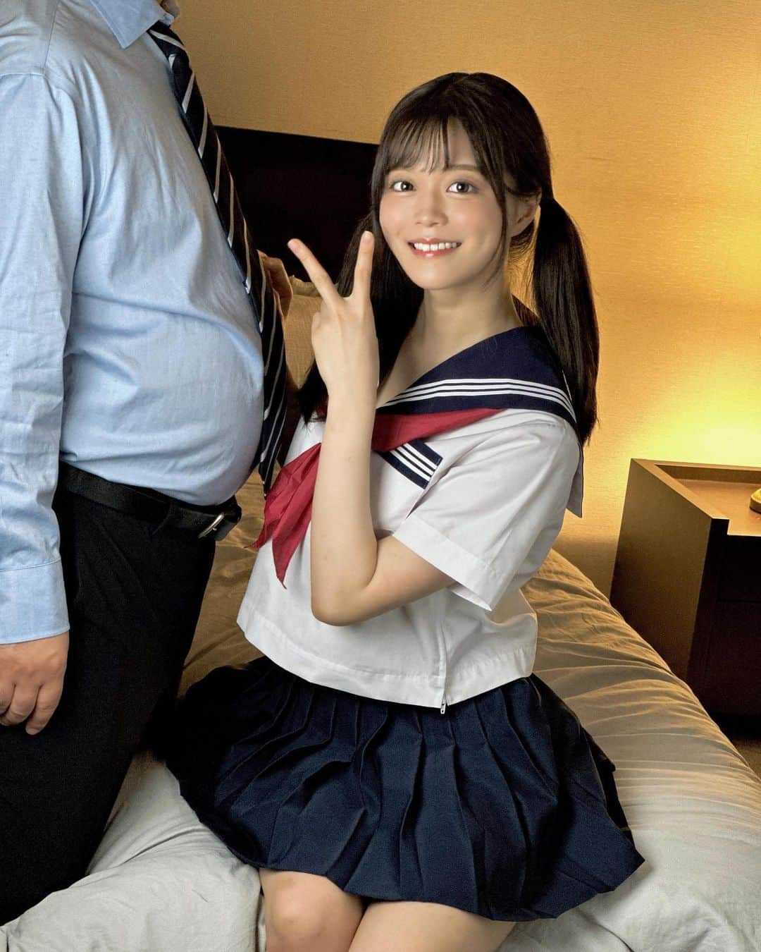 奏音かのんさんのインスタグラム写真 - (奏音かのんInstagram)「かのんはセーラー服派です ^___^」10月3日 18時48分 ...