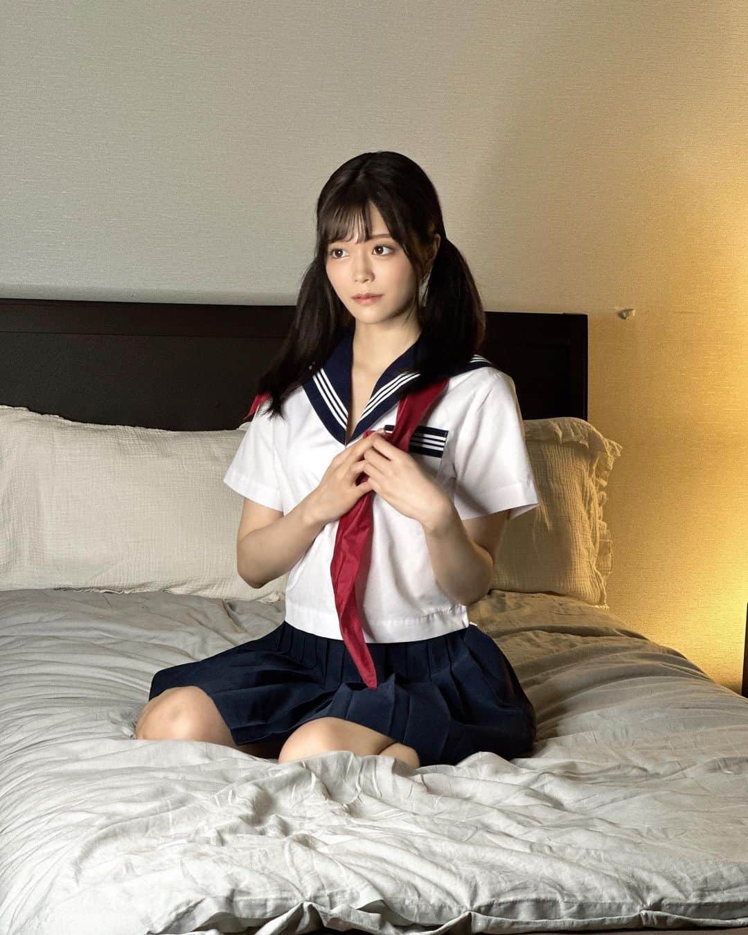 奏音かのんさんのインスタグラム写真 - (奏音かのんInstagram)「かのんはセーラー服派です ^___^」10月3日 18時48分 ...
