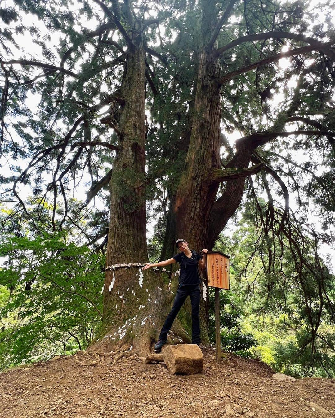 一双麻希 さんのインスタグラム写真 - (一双麻希 Instagram)「近場の低山ハイキング⛰️神奈川の大山へ。 残念ながら頂上はこの通りまっしろ。🥹😂 晴れていれば富士山が望める山ですが、 大山は昔から『雨降山』(あふりやま)と言われているそう。👀 『阿夫利神社』がある山で、 道中は鳥居や大木も多く、神社好きな私としては嬉しい山でした。✨ ケーブルカーも使えて頂上まで2時間弱。 頂上に近づくにつれて曇っていたけど、 結構急な岩岩を登るのが楽しかったり、 霧がかった景色が神秘的だったり😌、 頂上の山小屋の山菜そばが美味しかったり🥹 晴れた頂上を目指すだけが登山じゃないなぁと 改めて感じさせてくれました。☺️  #初心者向けの山 #大山   #大山阿夫利神社 #阿夫利神社 #丹沢 #大山寺 #登山初心者 #山ご飯 #山飯 #低山 #低山ハイク #富士山が見える場所 #神社好き #神社巡り #山女 #山ガール #山好き #登山女子 #登山 #山好きな人と繋がりたい #アウトドア好き #日本の絶景 #アウトドア女子 #ハイキング #登山ファッション #登山コーデ #モンチュラ #montura #japanview #いっそうまき山記録」10月3日 18時56分 - isso_maki315