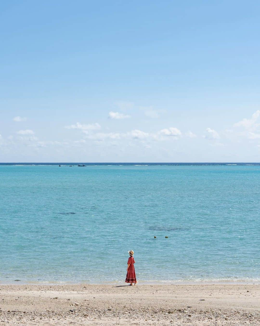 詩歩さんのインスタグラム写真 - (詩歩Instagram)「条件があわないと現れない幻の砂浜🐚 Fantastic sandy beach that does not appear unless the conditions are right.  海岸の1.5Km沖合にある #百合ヶ浜 は、大潮の干潮時にだけぽっかり出現します。私も2014年に出版した書籍「死ぬまでに行きたい！世界の絶景 日本編」で紹介させていただいて、それをきっかけに多くの方が訪れてくれたようで嬉しい限りです🙇�  百合ヶ浜は毎日は見れません。じつは今回は現れない時期だったので、写真は2019年に撮影したもの😛（今回は、星空がキレイに見える日＝新月期を優先したの！百合ヶ浜が見られるのは満月周辺なので、真逆なのがツラい所）　  百合ヶ浜が出るor NOTは、観光協会の公式サイトにカレンダーが載っているから、絶対に見たい人は旅のスケジュールを決める前に参考にしてね！  ちなみに百合ヶ浜が出ない時期でもツアーはやってるから、行くだけ行ってみました。 MAX干潮時でも膝上くらいの水位があるけど、水中は驚くほどクリア😳 2枚目はスマホで撮った水中写真だよ📷　  ユズちゃん🐶にも会えたし、なんとウミガメ🐢にも遭遇✨✨ #大金久海岸 はシーグラスもたくさんあるので探してみてね💎  鹿児島の写真はこのタグでまとめています / Posts of this area can be found in this tag.→ #shiho_kagoshima   Located 1.5 km off the coast, #Yurigahama beach appears only at low tide during high tide. Actually, this time it did not appear, so the photo was taken in 2019. This time, I prioritized the day when the starry sky is beautiful = new moon period! The calendar on the official website of the Tourist Association shows whether or not Yurigahama will appear, so if you definitely want to see it, please refer to it before deciding on your travel schedule! By the way, tours are offered even during the times when Yurigahama beach does not appear, so I just went there. Even at max low tide, the water level is about knee-high, but it's amazingly clear underwater. I was lucky enough to see Yuzu 🐶 and also a sea turtle  during the tour!  🚁ドローンは許可を得ています / Drone photography with permission. 📷 9-11th Sep 2023  📍鹿児島県 与論島 / Yoron Island, Kagoshima Japan  ©︎Shiho/詩歩」10月3日 19時17分 - shiho_zekkei