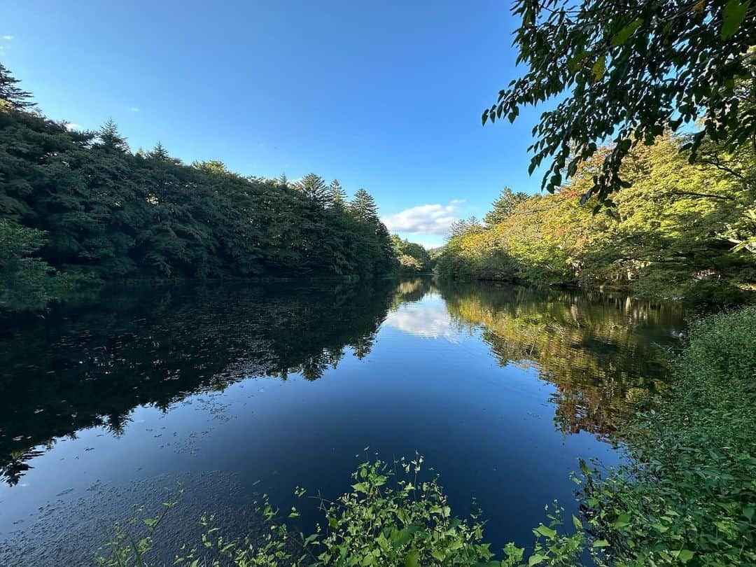 天神英貴さんのインスタグラム写真 - (天神英貴Instagram)「初めての母と二人の旅行 こんな景色が日本で見られるなんて驚きました。 東京から一時間ですよ。」10月3日 19時46分 - tenjin_hidetaka