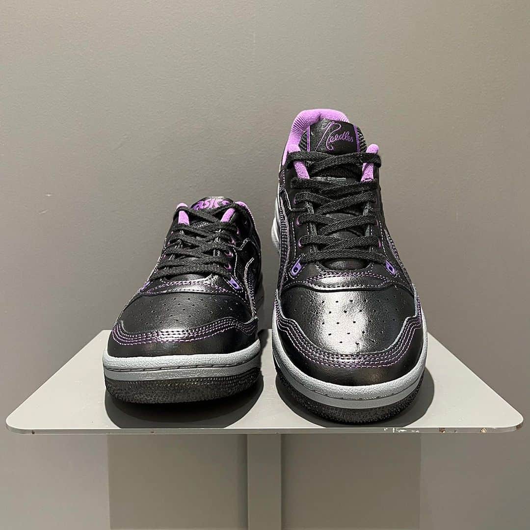 のインスタグラム：「＜NEEDLES＞×＜ASICS＞ Mens EX89 ¥24,200-(inc.tax) Item No.11-31-1757 BEAMS JAPAN 2F ☎︎03-5368-7317 @beams_japan #needles #asics #beams #beamsjapan #beamsjapan2nd Instagram for New Arrivals Blog for Recommended Items」