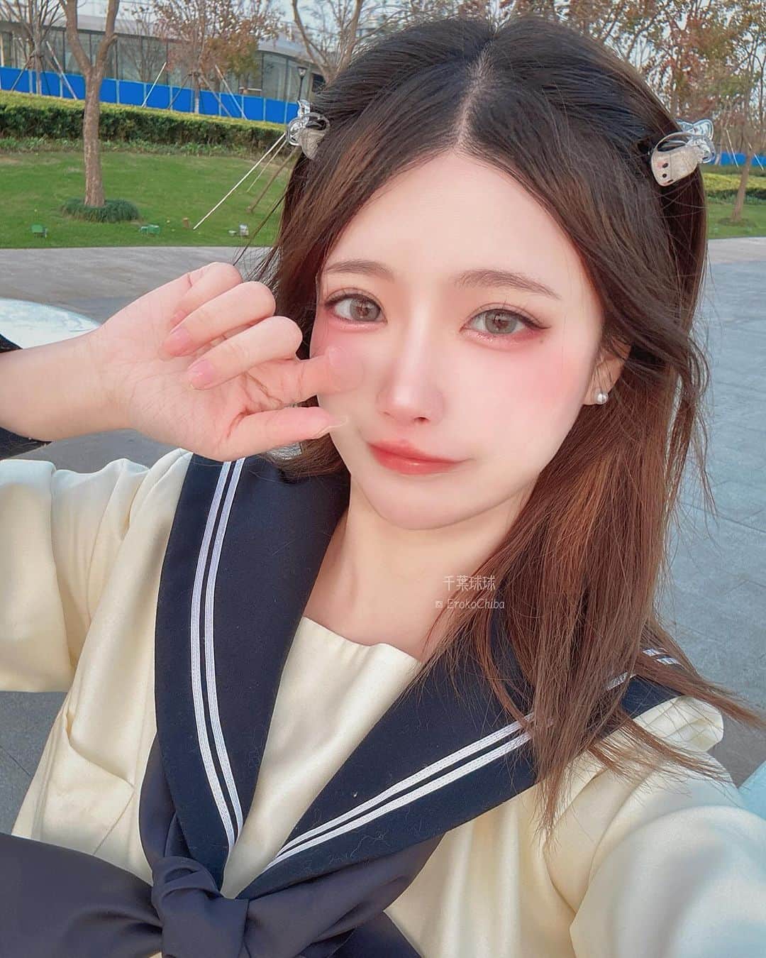 EROKOのインスタグラム：「#セーラー服」