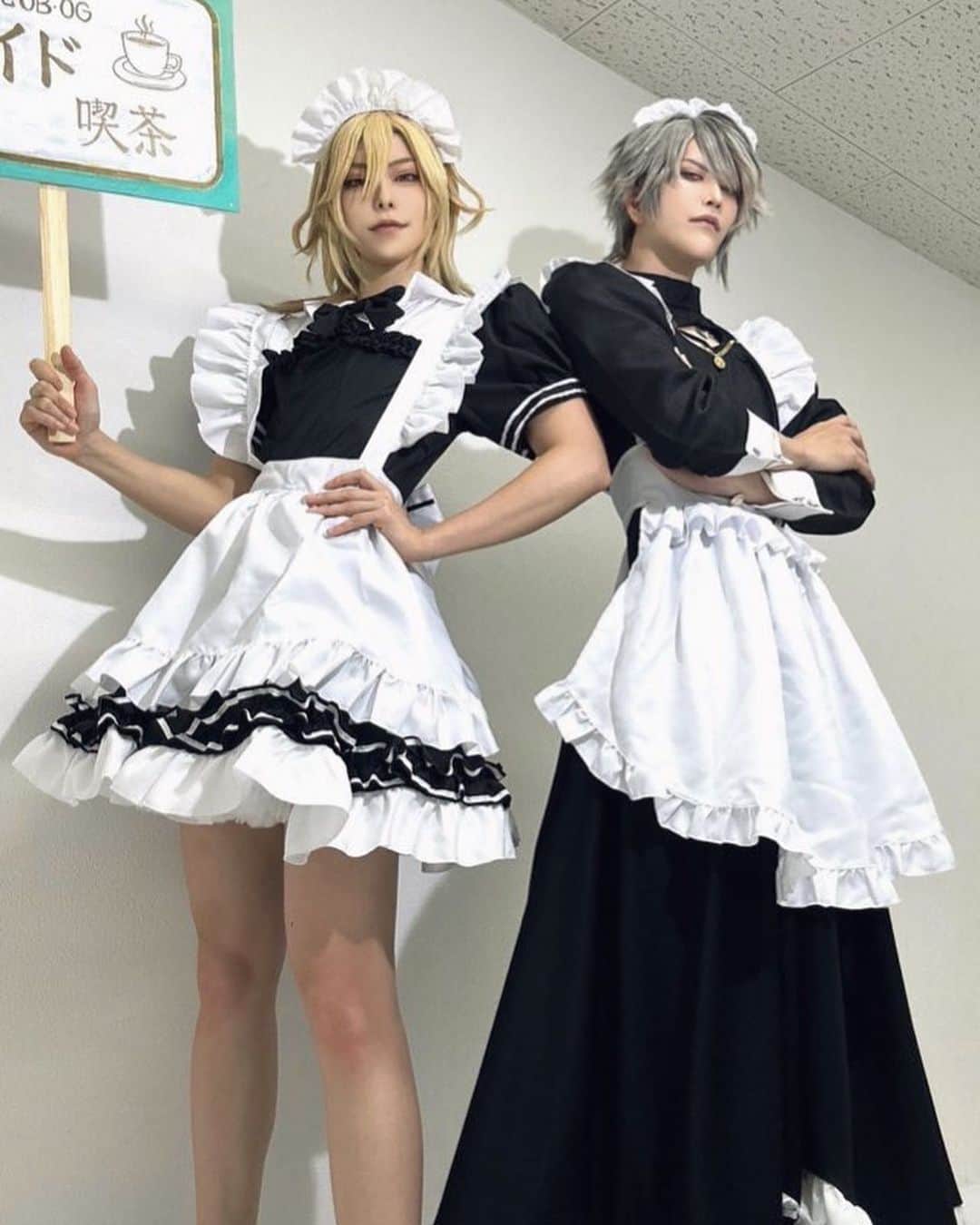 ズミのインスタグラム：「※メイド服  10/15の叡智でなにかでます カーヴェ @tmmt_cosplay  photo 涼子  #cosplay #cosplayer #genshinimpact #genshincosplay #alhaitham #alhaithamcosplay #kavehcosplay #コスプレ #原神コスプレ #アルハイゼンコスプレ #カーヴェコスプレ」