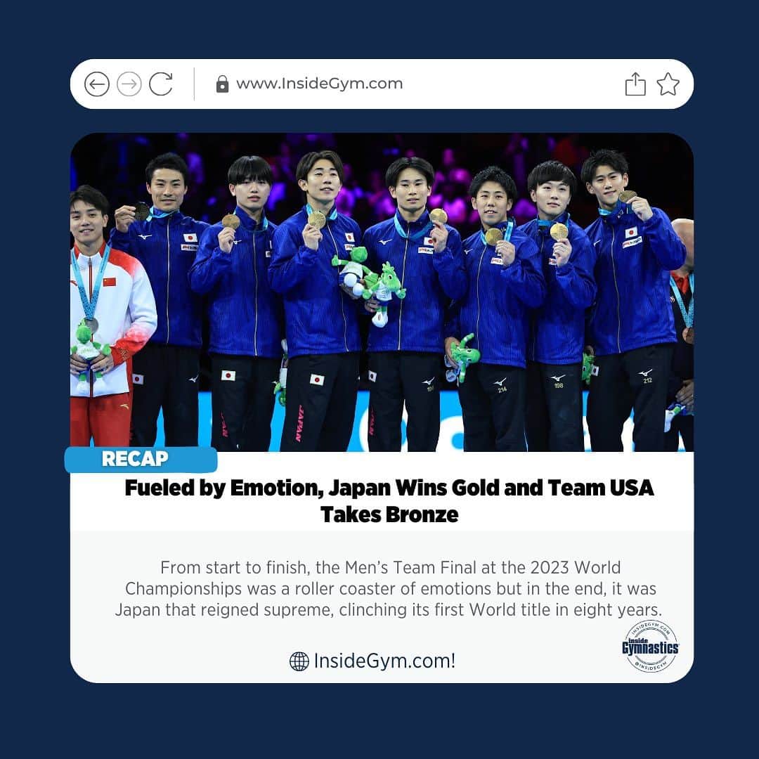 Inside Gymnasticsさんのインスタグラム写真 - (Inside GymnasticsInstagram)「We could relive this one again and again! Recap up now on InsideGym.com!」10月4日 7時04分 - insidegym