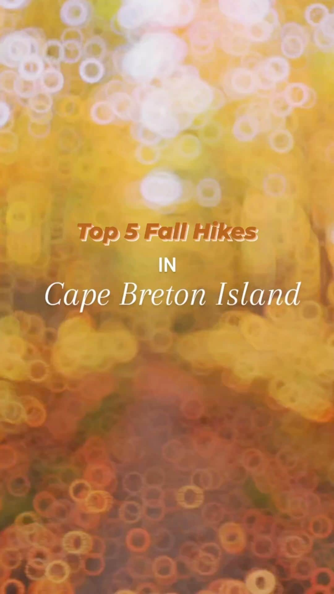 Explore Canadaのインスタグラム：「Are you visiting Cape Breton this fall? Save this wonderful list of hikes for your next trip!   📷: @wanderesswithastory  📍 : @visitcapebretonisland, @visitnovascotia  #ExploreCanada #VisitNovaScotia      Image description: A video of the top 5 fall hikes in Cape Breton Island. The list of trails includes: Egypt falls, Gypsum Mine Lake Trail, Franey Trail, Aspy Fault Trail, and Skyline Trail Landscape shots of the red, yellow, and green leaves of forests and mountains are seen in the featured trails.」