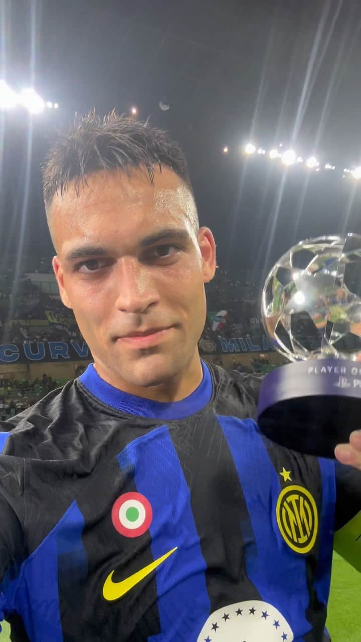 UEFAチャンピオンズリーグのインスタグラム：「A message from El Toro 🐂🖤💙 #ForzaInter #InterBenfica #UCL」