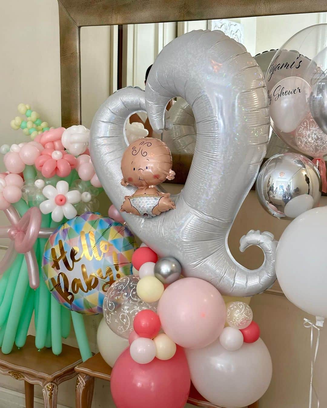 千葉由佳（ちばゆか）さんのインスタグラム写真 - (千葉由佳（ちばゆか）Instagram)「. Baby shower👶🏻🩷  ほっこりで大感動で幸せな時間でした💐  サプライズ返しのお手紙に込められたメッセージが嬉しかった🥹💌」10月3日 21時59分 - chibayuka