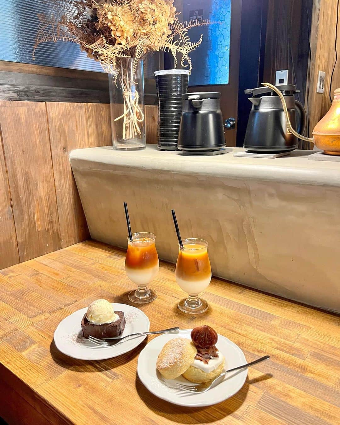 のインスタグラム：「.  𝙈𝙚𝙩𝙧𝙤 𝘾𝙖𝙛𝙚 🌰☕️  #山鹿カフェ #山鹿 #熊本カフェ  #熊本観光 #熊本旅行 #熊本」