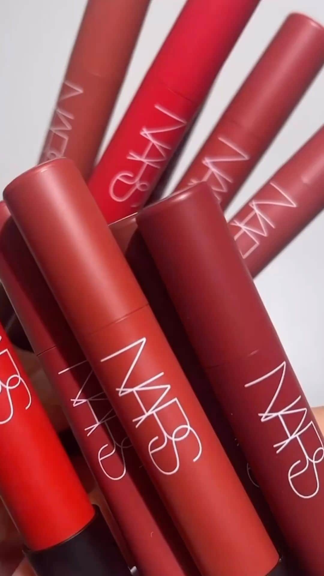 NARSのインスタグラム：「10 shades that last for 12 hours. Potency meets precision in Powermatte High-Intensity Lip Pencil, featuring a transformative cream-to-matte texture that glides on effortlessly with a bold, matte finish.  Shades featured: Cruella Bohemian Rhapsody  Born To Be Wild Endless Love Kiss Me Deadly Dragon Girl American Woman Dolce Vita Walkyrie Take Me Home」