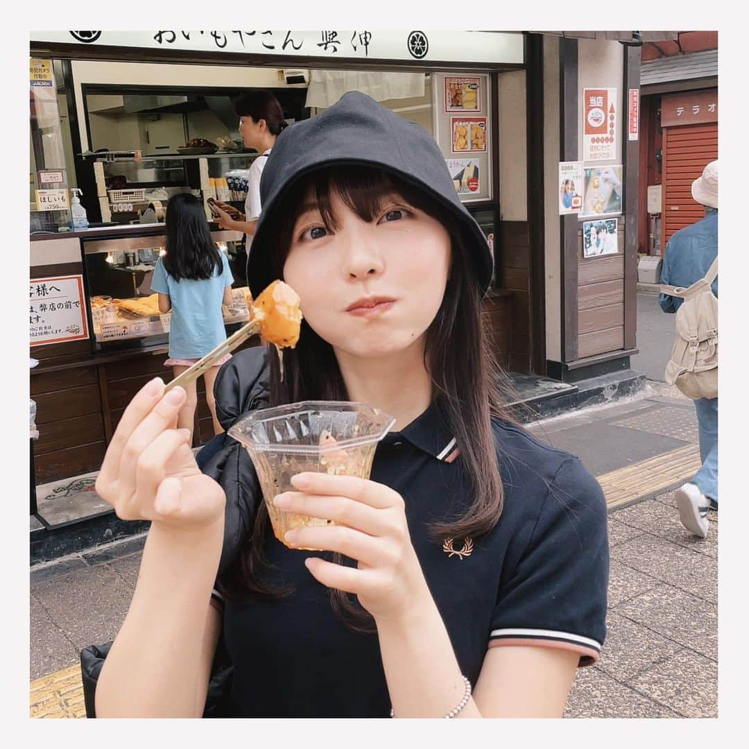 まこのインスタグラム：「芋だよ。(めっちゃおいしい)  #浅草」