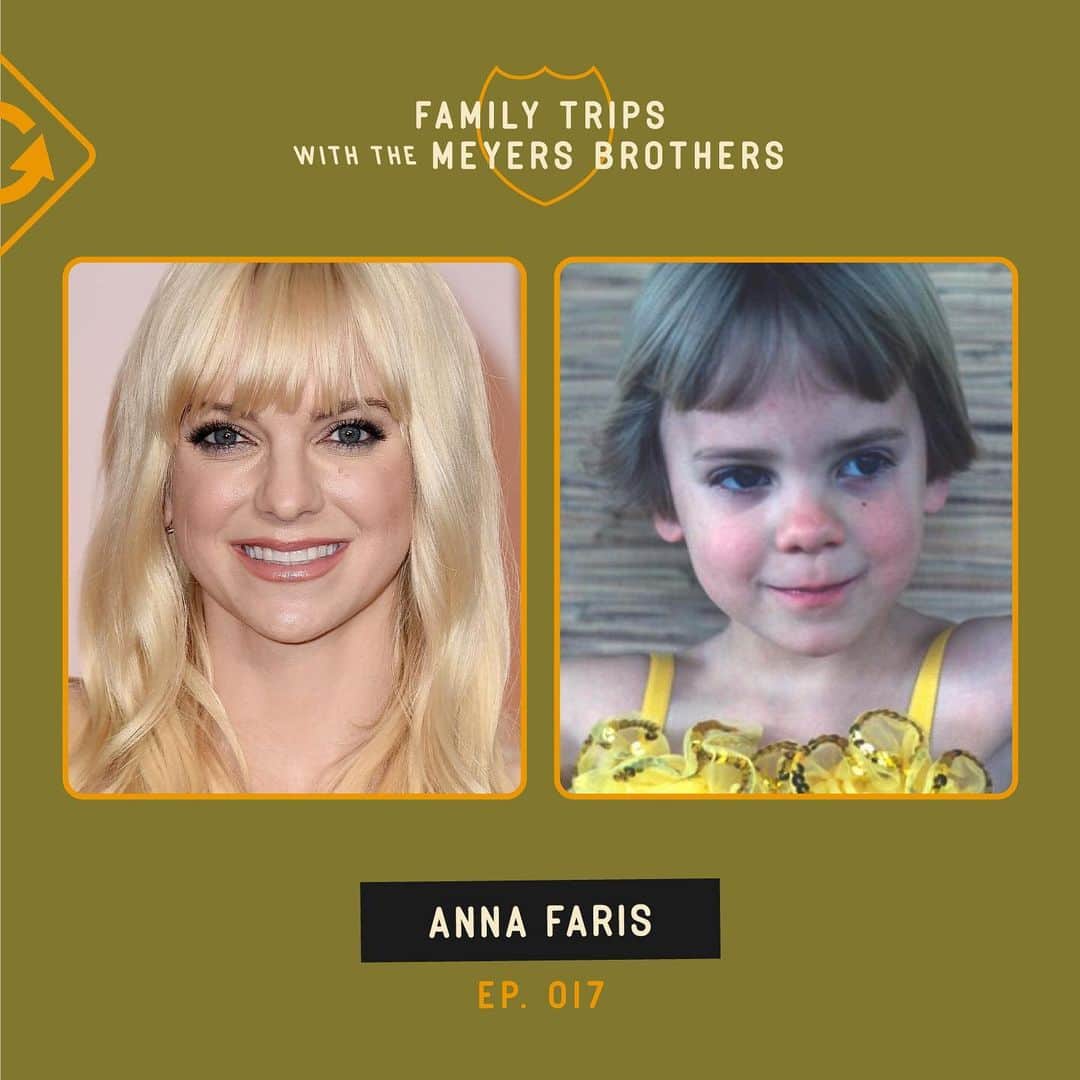 アンナ・ファリスのインスタグラム：「You are in for treat with today’s episode where we talk to the hilarious @annafaris !! Anna was our most prepared guest to come onto the pod with notes and all PLUS she created a choose your own story adventure with us! Listen now at apple.co/familytrips or wherever you get your podcasts! #familytripspod」