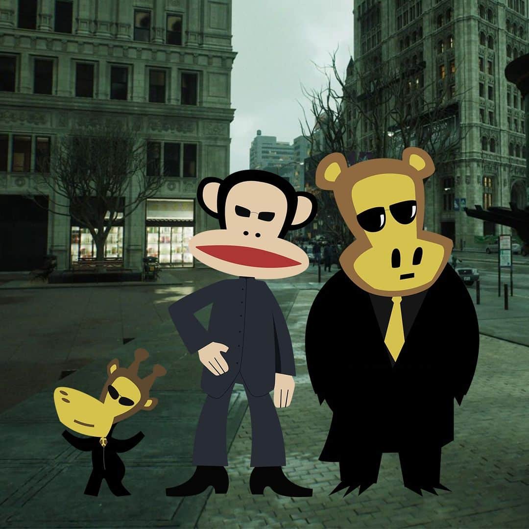 ポールフランクのインスタグラム：「we're breaking out of the simulation!  who you dress up as for halloween?!」