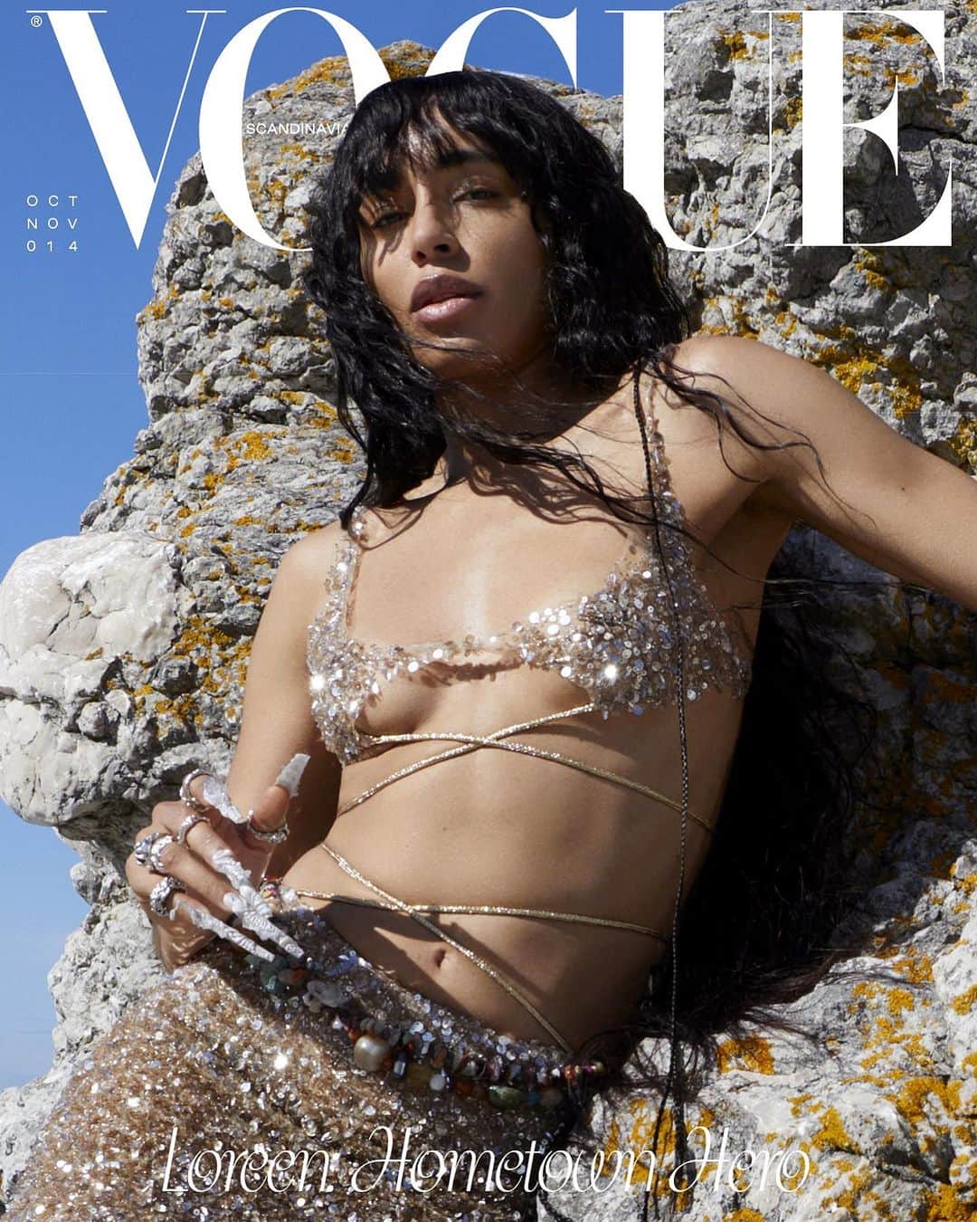 ロリーンのインスタグラム：「The history-making hometown hero that is @loreenofficial is @voguescandinavia’s latest cover star. The Swedish-Moroccan artist with the shiver-inducing voice is the only woman to win #Eurovision twice: a spectacular, record-breaking feat for someone who once feared performing in public. Armed with incredible intuition, a truly wild work ethic, and her dedicated healers, #Loreen heads into her next chapter as a full-fledged icon. We meet her on #Gotland, the island she calls home, to tap into her unparalleled energy.  Tap the link in @voguescandinavia’s bio to read more.  Photographer: @kotobolofo Words: @shiffmane Stylist: @mariabarsoum  Talent: @loreenofficial Digital Operator: #GiovanniNardelli Makeup Artist: @jarmide_mua  Hair Stylist: @annie.ankervik  Nails: @nailsbyfrikiki  Production: @alexandraflink」
