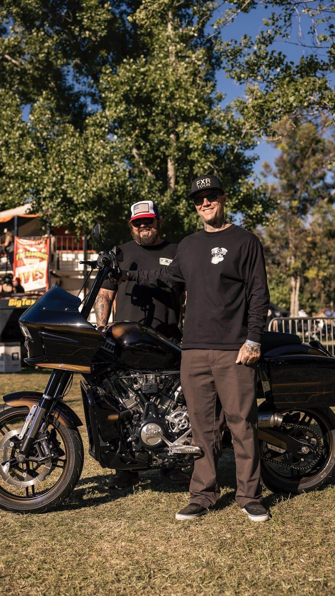 Harley-Davidsonのインスタグラム：「@FXRDivision transformed their 2022 @HDPanAmerica Special into a one-of-a-kind, mold-breaking custom build.​  Check out @FoundryMotoChris and @TorchInd’s industry-leading creation at @BornFreeShow Texas 2 October 19-22 in Mt. Enterprise, Texas.​」