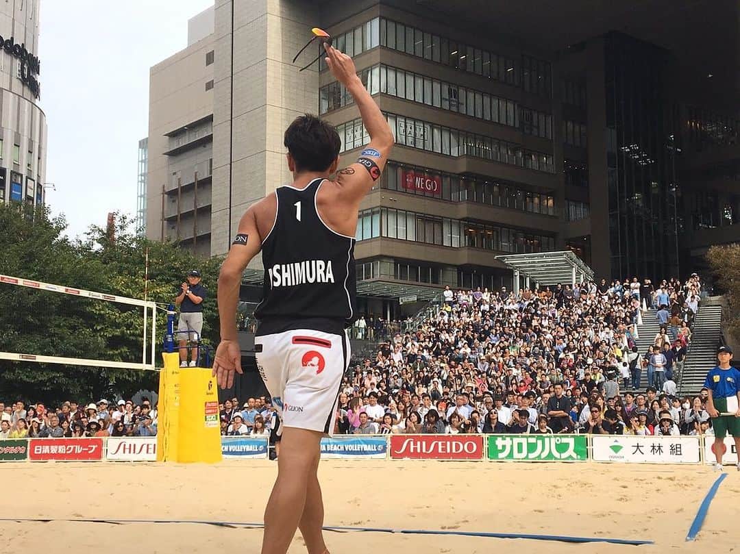 西村晃一のインスタグラム：「大阪グランフロント  #大阪グランフロント #Beachvolley #koichinishimura #西村晃一」