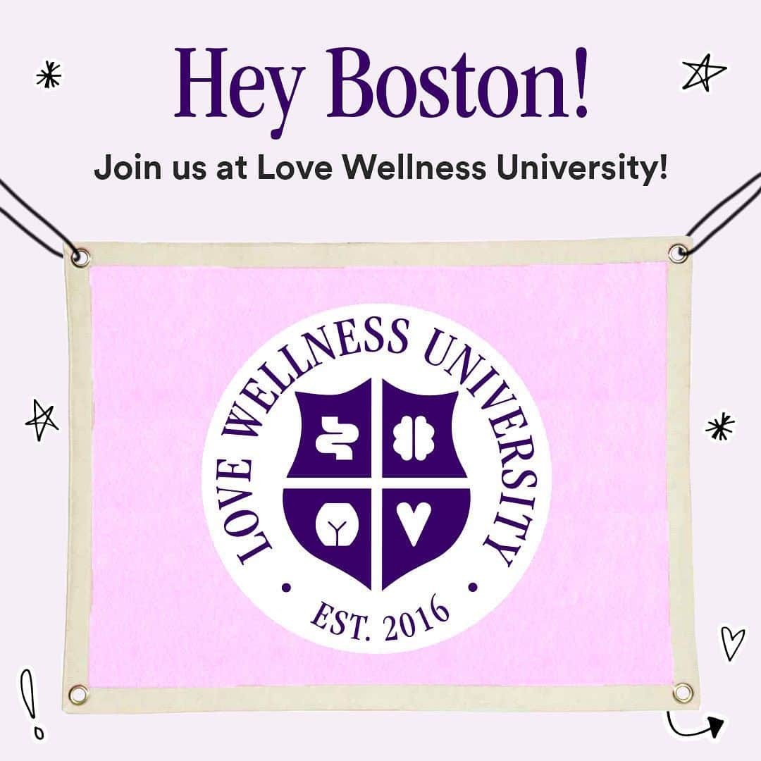 ロー・ボスワースのインスタグラム：「🔈 Calling all Boston girlies! We’re making a wellness stop soon! Get ready to learn with Lo in person and experience Love Wellness University IRL!   Keep reading for more deets and head to our link in bio to RSVP!  📅Date & Time Thursday, 10/12 at 5-9pm ET 📍Location SoWa Power Station 550 Harrison Avenue Boston, MA 02118  Bring a friend (or two!) and join us and @lobosworth for: 🍕Food & drinks at the Bye Bye Bloat Cafe 📚Copies of Lo’s book Love Yourself Well 🧠Wellness trivia & prizes at the Big Brain Trivia Wheel 🍂Fall-themed hair & makeup touch-ups 📸Instagrammable photo ops & Love Wellness University photo booth ❤️Love Wellness samples & exclusive merch, while supplies last ✨and SO much more!」