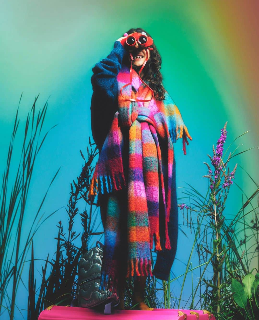 アクセサライズのインスタグラム：「Girls just wanna have fun. And colourful knitwear for autumn.」