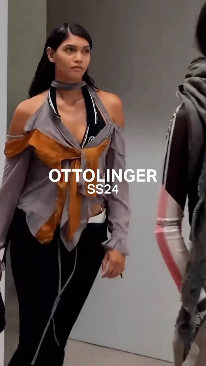 IMG Modelsのインスタグラム：「#RunwayRewind. ⏪ #Ottolinger’s #OttolingerSS24 #PFW show starring #AnaPortela, #AnitaJane, #AwengChuol + #DohyunKims. 🇫🇷 #IMGmodels」