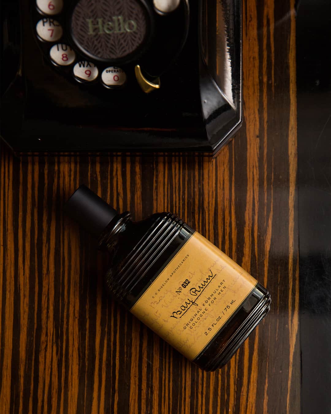 C.O. Bigelowのインスタグラム：「First developed by our chemists in 1907, Bay Rum Cologne blends bay oil, citrus, and spices. 🍃🍊✨ Our timeless warm and exotic scent has stayed true to its original formula found in our legendary archives. 📜⁠」
