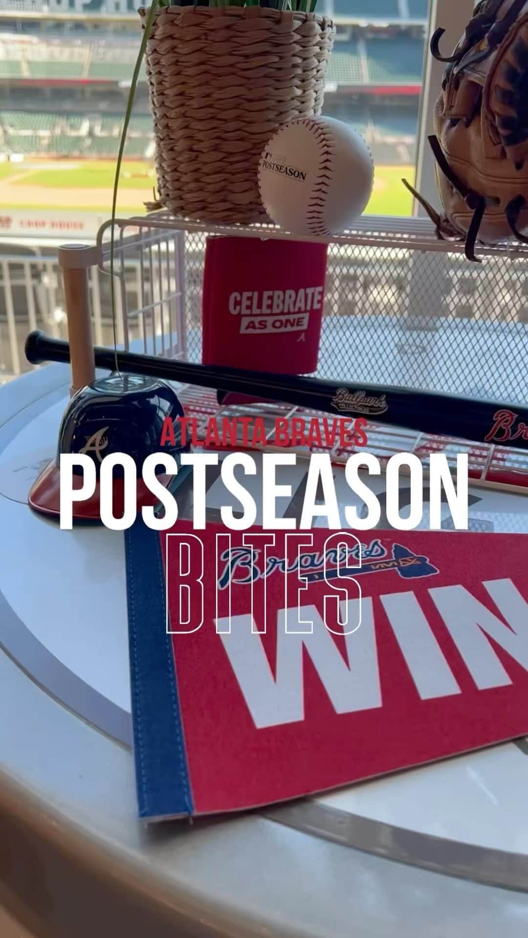 アトランタ・ブレーブスのインスタグラム：「Check out our new 2023 #Postseason menu items at Truist Park!」