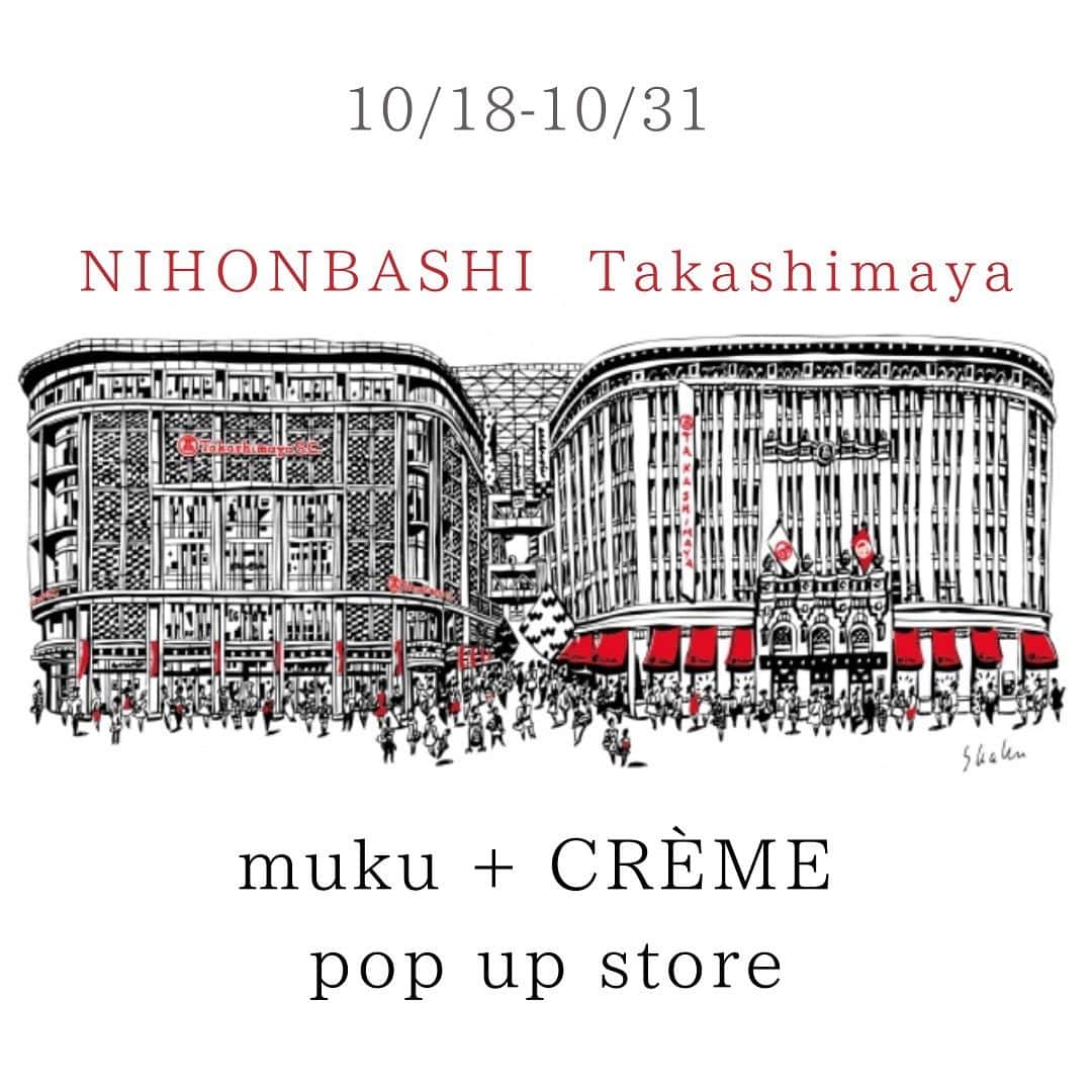 mukuのインスタグラム：「⁡ 日本橋髙島屋 muku+CRÈME pop up store 10/18 START✨ ⁡ 日本橋髙島屋では３年ぶりにmukuのムートンシリーズが勢揃いします🎵 毎回ご好評頂いてるキラキライタリアンテキスタイル、ラミナスティールをふんだんに使ったCRÈME m78シリーズからは新型のお財布が仲間入り mukuのふわモコムートンと鏡の様な光沢が美しいCRÈME のラミナスティール、2つの圧倒的な個性とカラフルでワクワクする ‘muku+CRÈME’の世界を思う存分お楽しみ下さい ⁡ #日本橋髙島屋1F正面イベントスペース #日本橋髙島屋 #takashimaya #nihonbashitakashimaya #髙島屋 #ふわモコムートン #macaronbag #鏡のような光沢 #𝑚𝑢𝑘𝑢+𝐶𝑅𝐸𝑀𝐸 #furbag #イタリア製箔 #キラキラ輝く #ヴィンテージとモダン #ラミナスティール #輝く財布 #クールなアクセサリー #コンパクトウォレット #miniwallet #イタリア製 #ラミナスティール #𝑚𝑎𝑑𝑒𝑖𝑛𝑗𝑎𝑝𝑎𝑛 #日本製バッグ #メタリック財布 #ファッション雑貨 #m78 ⁡ ⁡ ⁡ ⁡ ⁡」