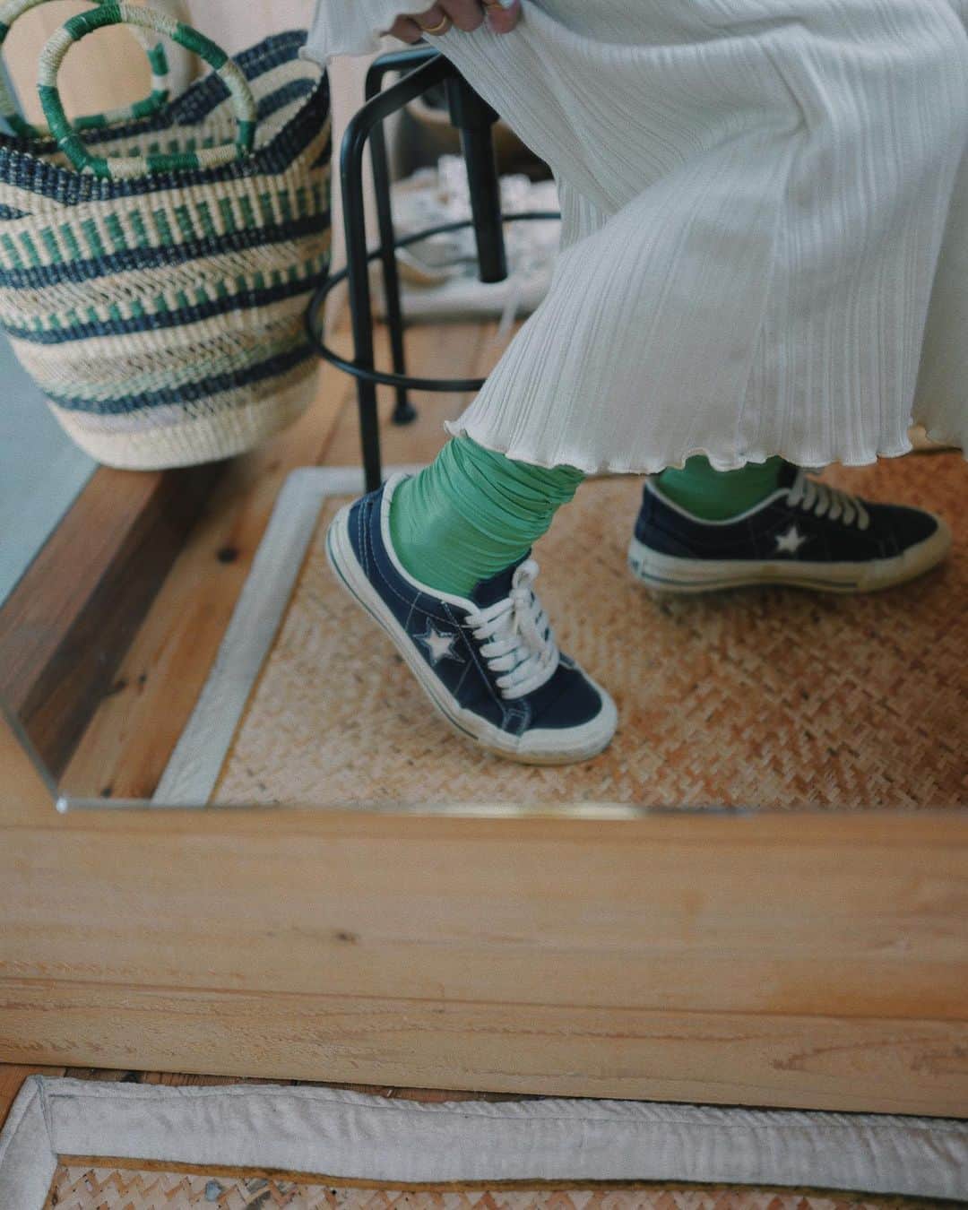 のインスタグラム：「最近の… love靴下…🧦🤍」