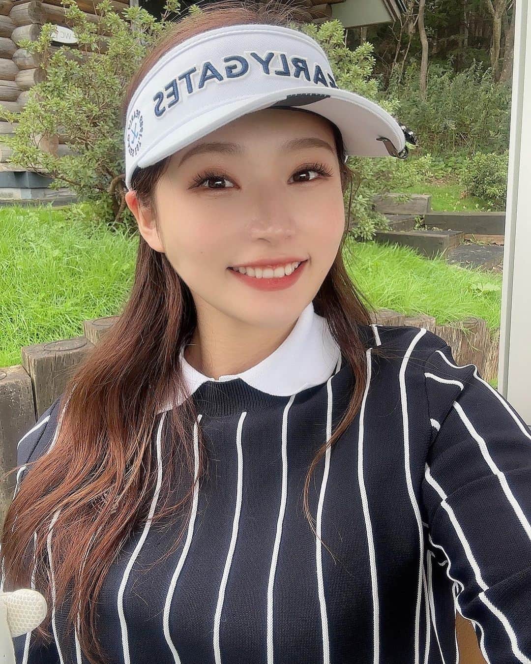 足立はなのインスタグラム：「初ラウンド回ってきたよ✌️」