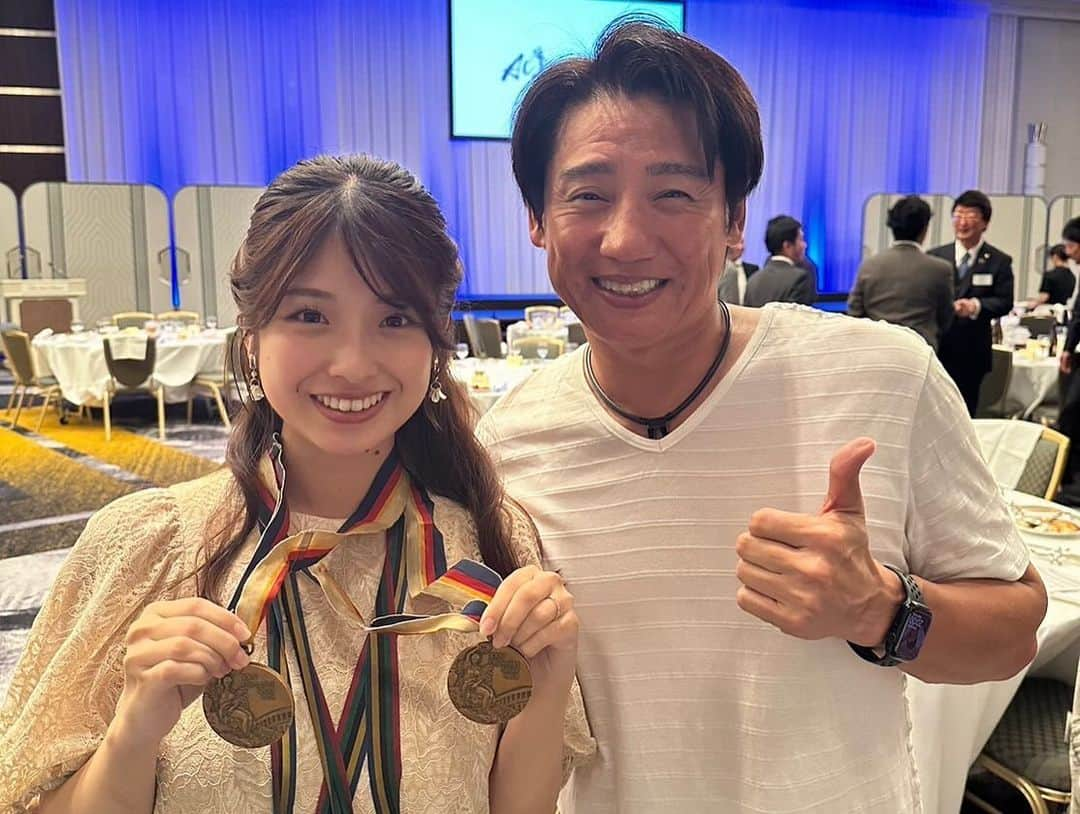 池谷幸雄さんのインスタグラム写真 - (池谷幸雄Instagram)「【ACNチャンピオンシップ ゴルフトーナメント】の前夜祭に出席して稲村亜美さんとトークショーをしました❕  日本トップの選手の方々とお会いできて感動しました🫨  今日はプロアマトーナメントなので、頑張ります⛳️ #河本力プロ #重永亜斗夢プロ #中西直人プロ #細野勇策プロ #石坂友宏プロ #稲村亜美選手 #acn #関テレ」10月4日 11時42分 - yukio_iketani