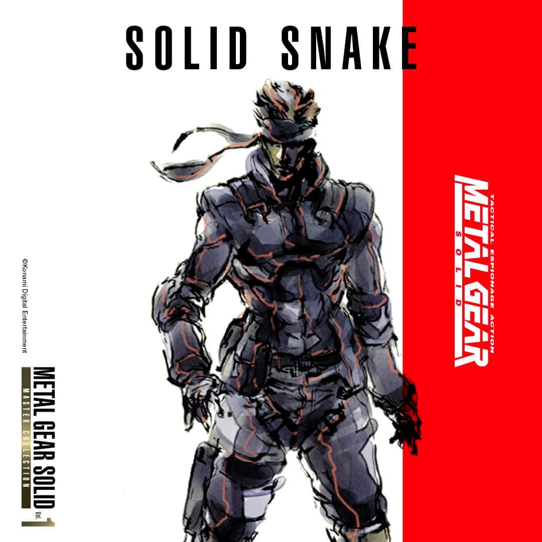 KONAMIのインスタグラム：「MGS Character Introduction  SOLID SNAKE  An infiltration specialist who fought in the Outer Heaven Uprising and the Zanzibar Land Disturbance. He retired to Alaska, but is called back to action by Roy Campbell and commanded to infiltrate Shadow Moses Island, now occupied by FOXHOUND.  #MetalGearSolid」