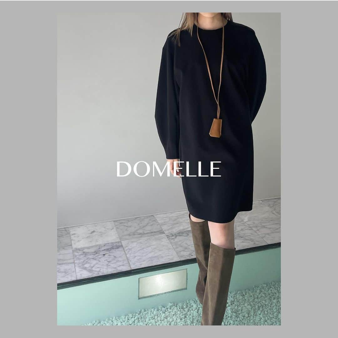 plageさんのインスタグラム写真 - (plageInstagram)「〝DOMELLE〟 NEW ARRIVAL ⁡ ⁡ 2023AWスタートの「DOMELLE」より Plageセレクトのアイテムをご紹介。 @domelle_official  @domelle_lookbook  ⁡ ⁡ ・ACE/PE STRECH ドレス No.23040923000930 ¥57,200 col:ブラック size:free 全店販売中 ⁡ ⁡ ・LOOP YARN プルオーバー No.23080923002130 ¥49,500 col:グレー size:free 全店販売中 ⁡ ⁡ 【EVENT INFORMATION】 ▪︎10/4(水)-10/9(月) ミント神戸 ポイント5倍キャンペーン ⁡ ▪︎10/6(金)〜 六本木店限定フィブリルシリーズ発売 ⁡ ▪︎10/7(土)-10/15(日) 代官山店限定 EYETHINK POP UP STORE ⁡ ⁡ 【WEB決済電話受付可能店舗】 ▪︎ルミネカード NEWoMan新宿店・有楽町店・池袋店・大宮店 ▪︎MIカード ラシック名古屋店 ▪︎JQ CARD AMU博多店 ⁡ ⁡ #Plage #プラージュ #baycrews #ベイクルーズ #fashion #ファッション #coordinate #コーディネート」10月4日 12時23分 - plage_jp