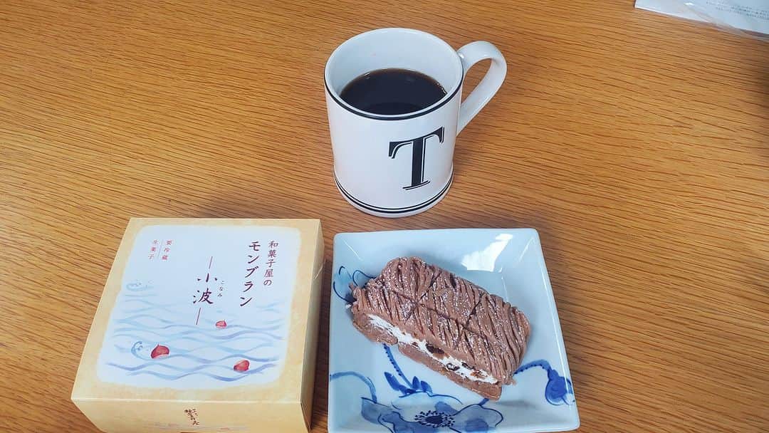 別所哲也のインスタグラム：「あー！和栗　モンブラン！」