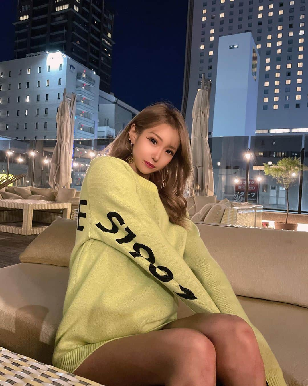 RIIAさんのインスタグラム写真 - (RIIAInstagram)「りゅうの服借りた日💛 もう10月だなんて早いなぁ〜🥺 夜は寒いくらい😢」10月4日 13時53分 - airi21202