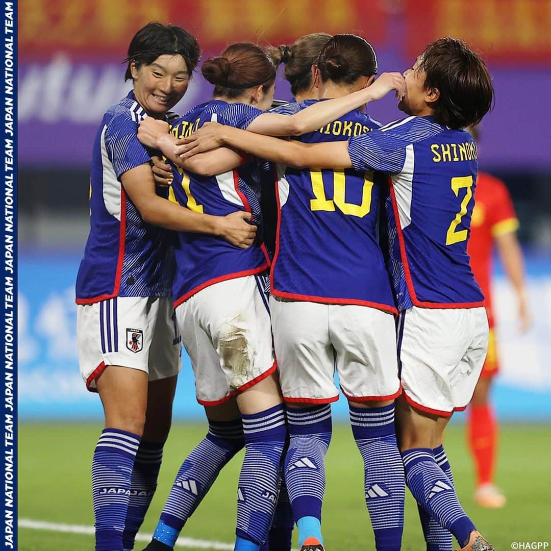 日本サッカー協会さんのインスタグラム写真 - (日本サッカー協会Instagram)「. 🔹日本女子代表🔹 【2023.10.3 Match Report✍️】  第19回アジア競技大会（2022/杭州）準決勝 中国女子代表との激闘を制し、4-3で勝利⚽️  5大会連続の決勝進出を決めると同時に、9大会連続のメダル獲得を確定させました✨  詳しいレポートはプロフィールのJFA公式サイト『JFA.jp』から✍  #AsianGames #夢への勇気を #jfa #daihyo #サッカー日本代表 #サッカー #soccer #football #⚽ #女子サッカー #womenfootball #womensfootball #womensoccer #womenssoccer」10月4日 14時45分 - japanfootballassociation