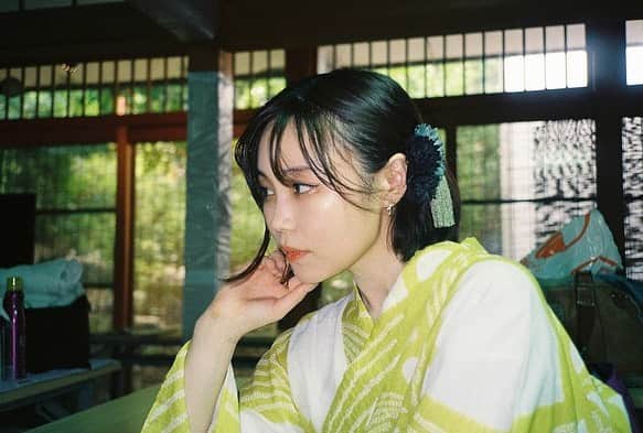 鷲尾伶菜のインスタグラム：「🎆🎆🎆🟡 @ken_nagasaka  @tammyyy_stylist」