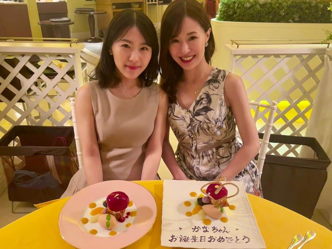 肥田佳菜子さんのインスタグラム写真 - (肥田佳菜子Instagram)「birthday🎂 #イルテアトロ #椿山荘 #ラトリエドゥジョエルロブション #クイーンアリス #横浜ベイホテル東急 #sincere #secreto」9月10日 22時34分 - hdknk87