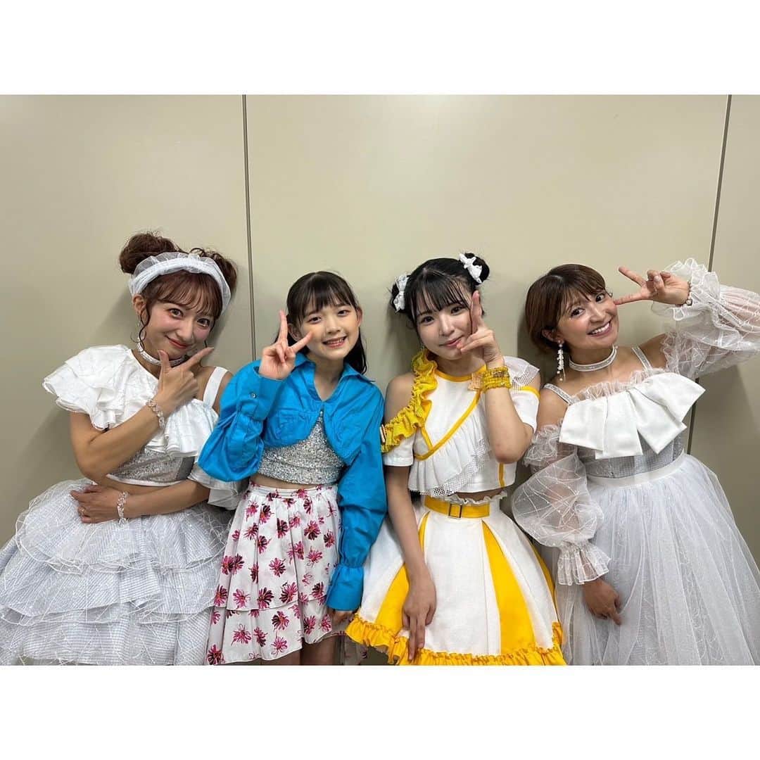 ANGERMEさんのインスタグラム写真 - (ANGERMEInstagram)「. こんばんは！#松本わかな です🙉  Hello! Project 25th ANNIVERSARY CONCERT  ありがとうございました！🤗🤗🤗  私は、「ALL FOR ONE & ONE FOR ALL!」ACT Iで「ミニモニ。ジャンケンぴょん！」を矢口真里さん、辻希美さん、豫風瑠乃ちゃんと一緒に披露させていただきました！  当時の衣装を着て、ミニモニ。さんをできるなんて、夢にも思っていませんでした🥹  とっても楽しかったです！！！！！  ありがとうございました！🥰  おいしい牛乳のむのだぴょん！🥛  #ANGERME #アンジュルム」9月10日 22時43分 - angerme_official