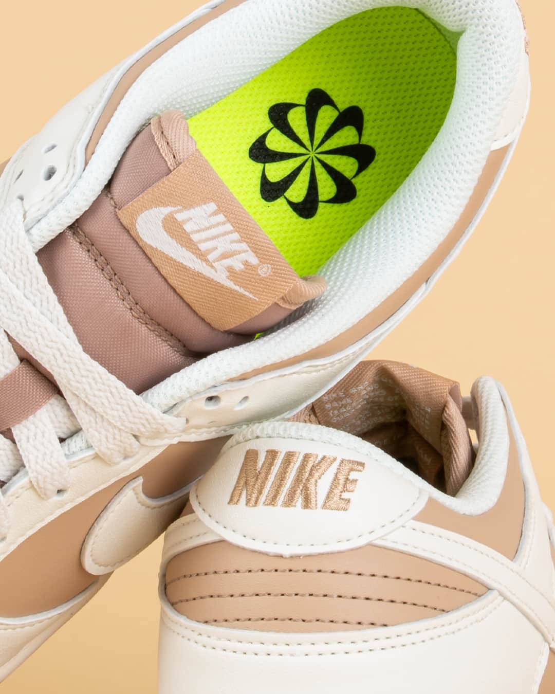 のインスタグラム：「Earth tones. The Nike Dunk Low 'Next Nature' is available online and in-store.」
