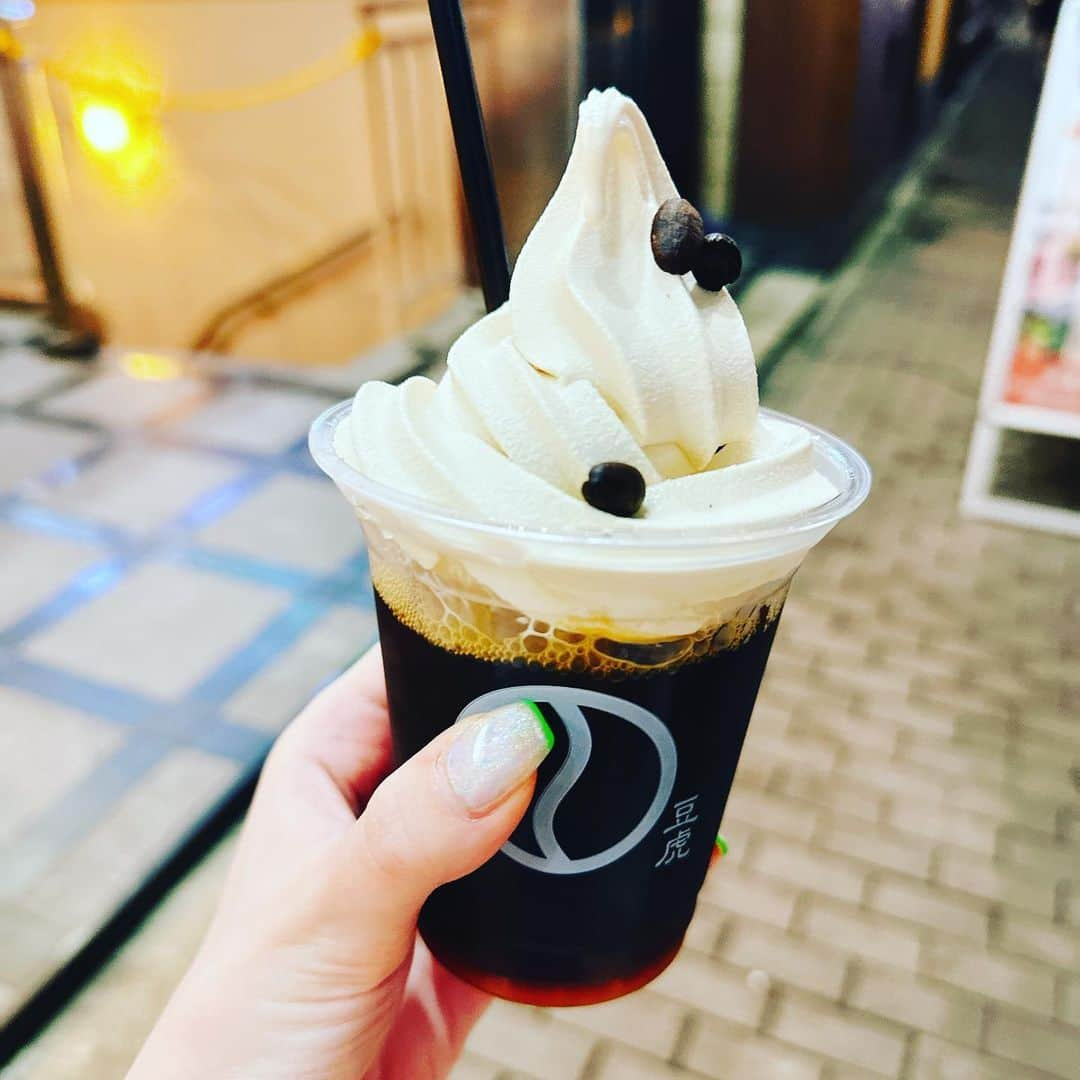 中田花奈さんのインスタグラム写真 - (中田花奈Instagram)「＊コーヒーフロート  〚赤坂〛豆虎   #飯ぺろ   #豆虎   #コーヒーフロート   #赤坂」9月10日 23時40分 - nakadakana_official