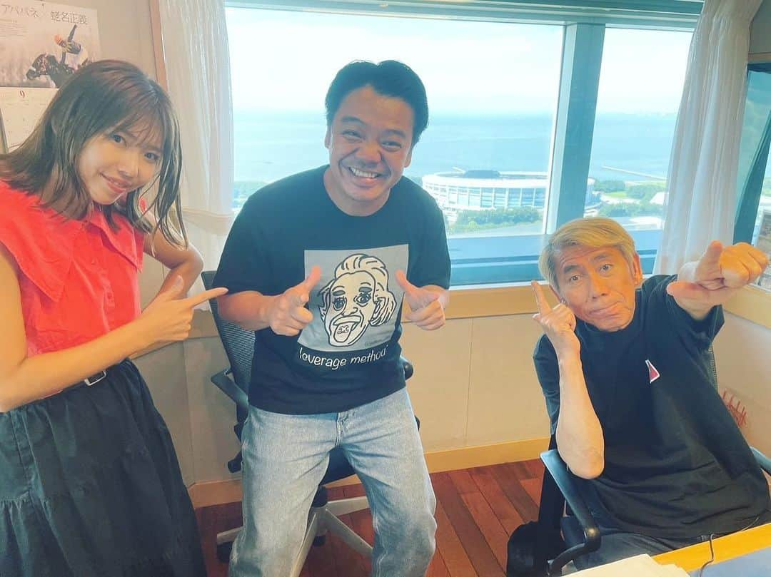 中村愛さんのインスタグラム写真 - (中村愛Instagram)「📻♡ ・ ・ ・ ラジオ📻でした！ #bayfm #テルサン  聞いてくださった方ありがとうございます😊  照美さんが #もったいないバナナ　のアイスやらヨーグルトやら沢山食べてて😆トイレ心配になりましたw」9月10日 16時23分 - nakamuramura_ai